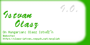 istvan olasz business card
